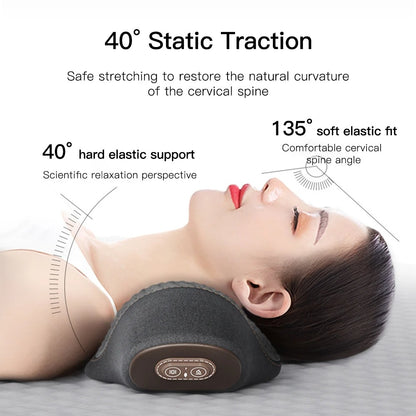 Electric Heated neck massager pillow