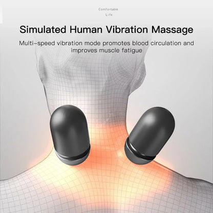 Electric Heated neck massager pillow